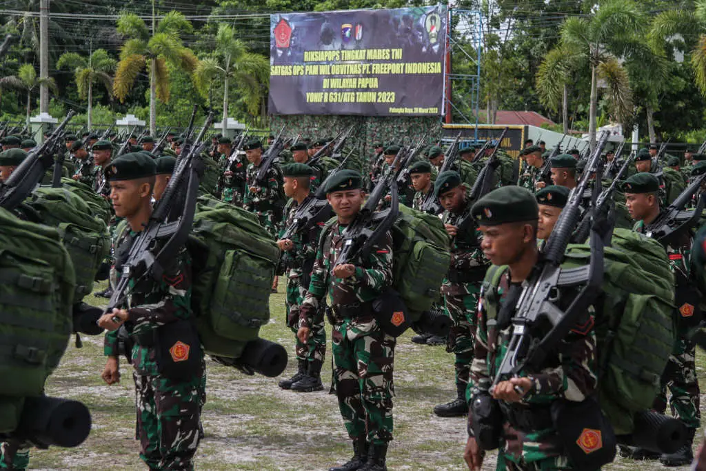 Pelepasan Pasukan TNI...