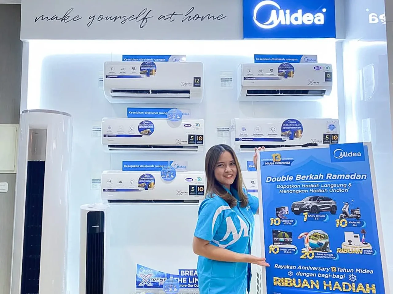 HUT ke-13, Midea Gelar...