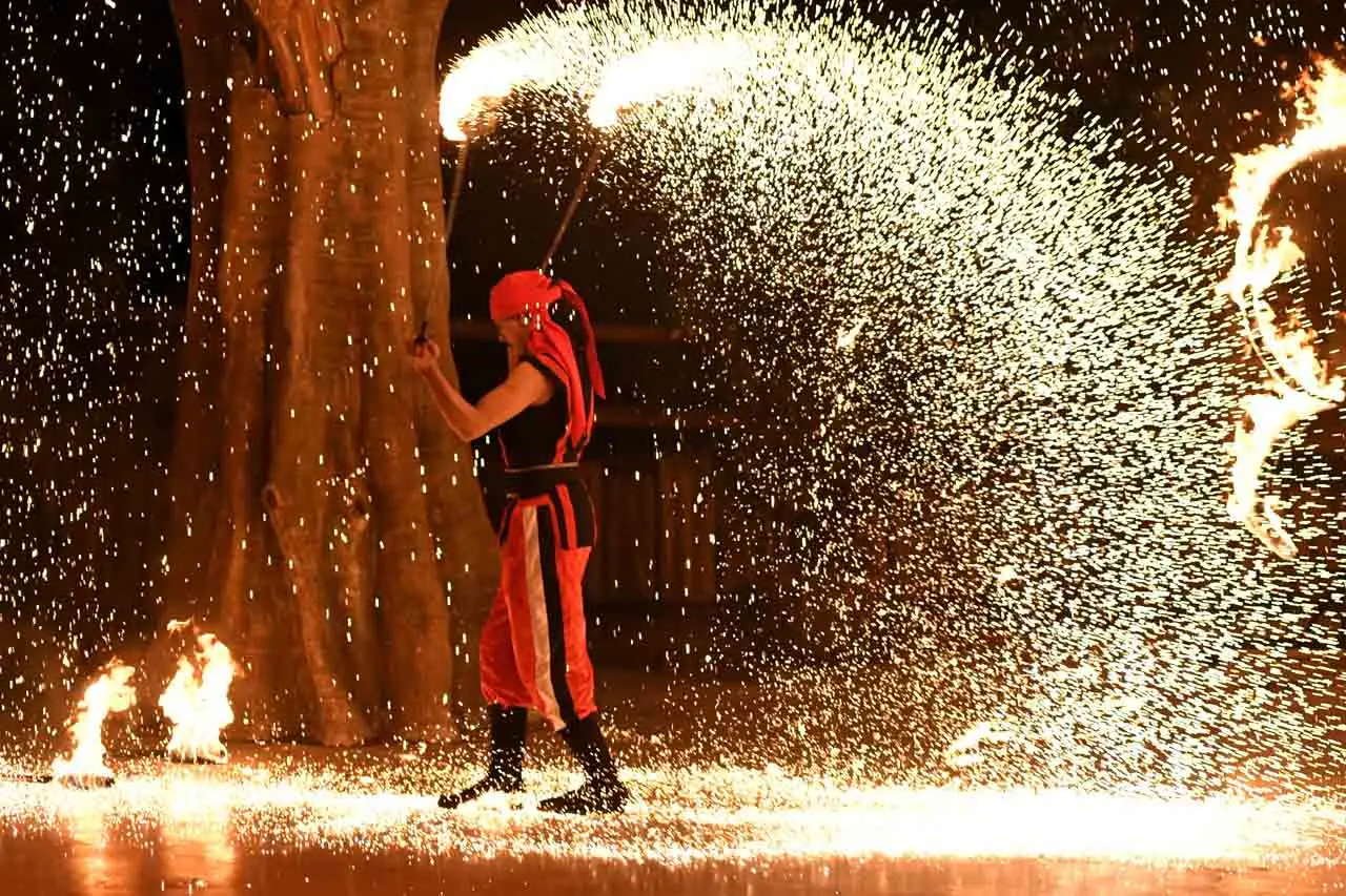Pertunjukan Fire Dance...