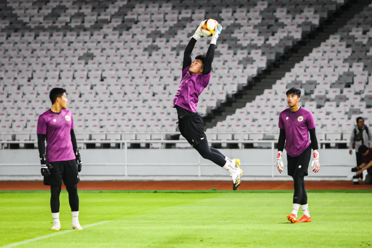 Latihan Timnas Indonesia...