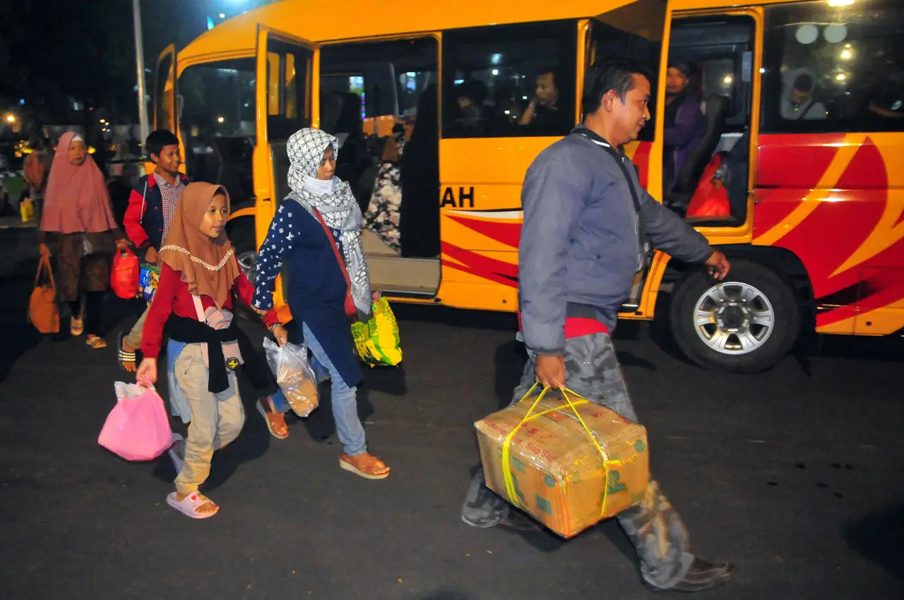 Kedatangan Peserta Mudik...