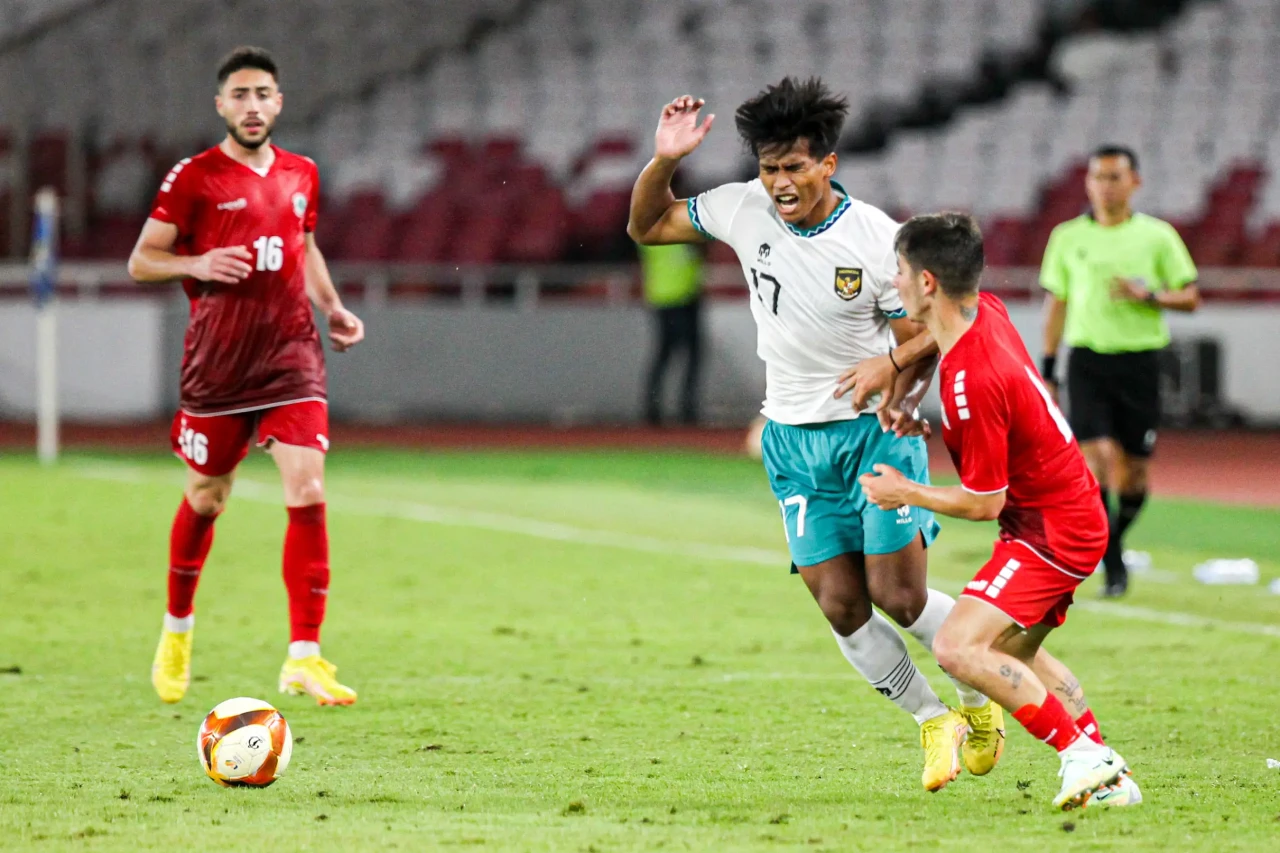 Aksi Timnas Indonesia...