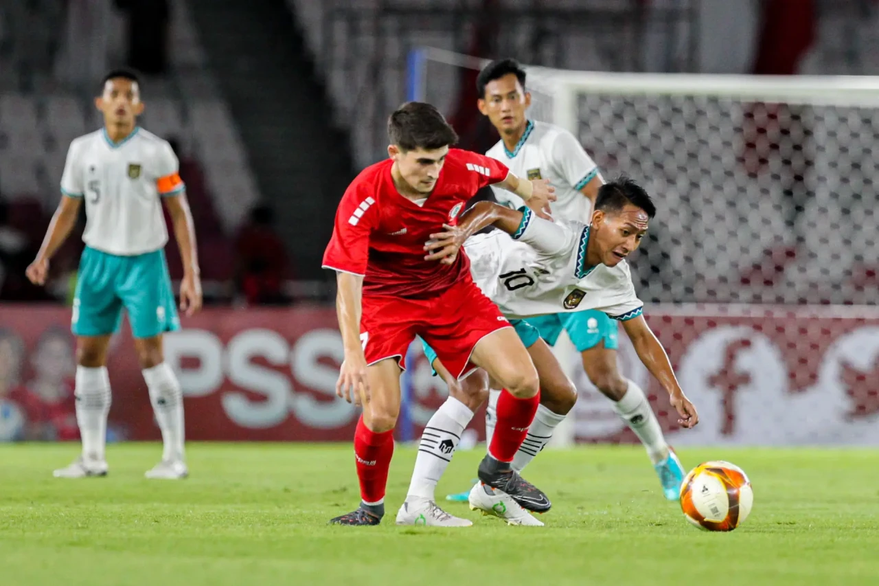 Aksi Timnas Indonesia...