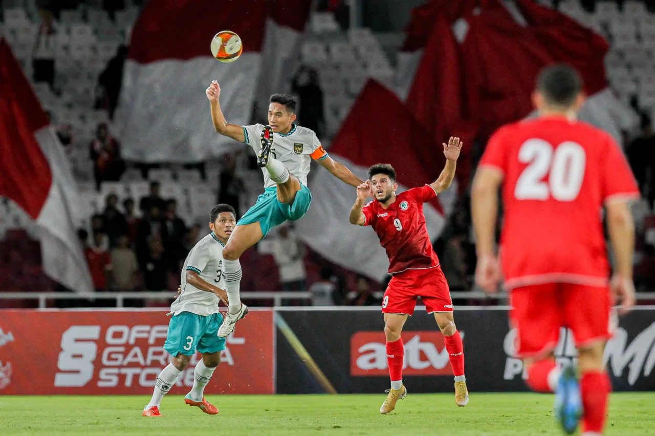 Aksi Timnas Indonesia...