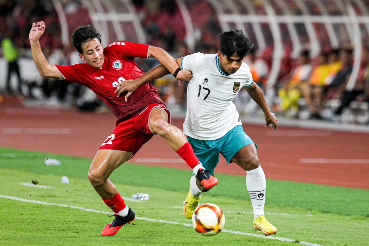 Aksi Timnas Indonesia...