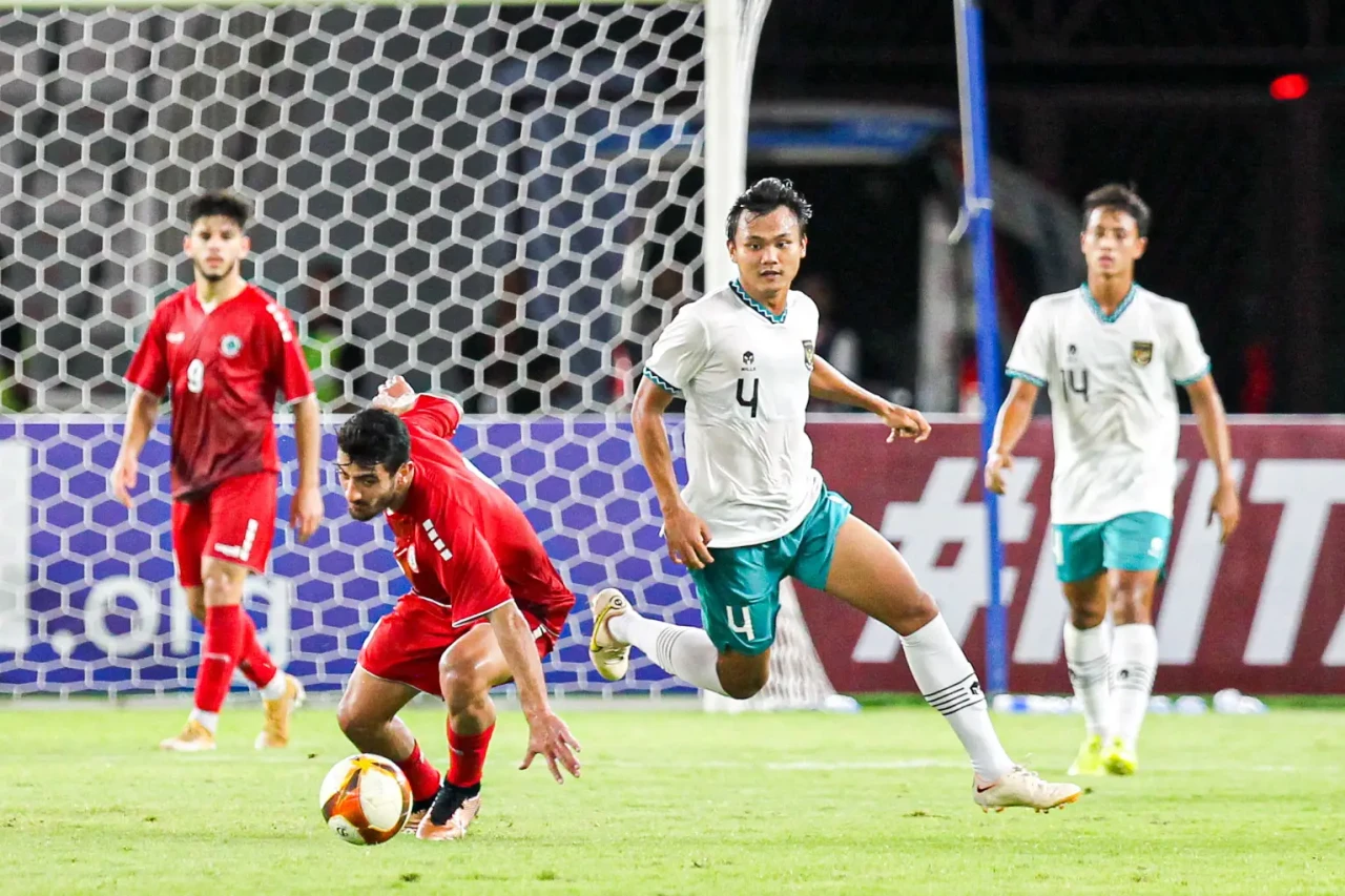 Aksi Timnas Indonesia...