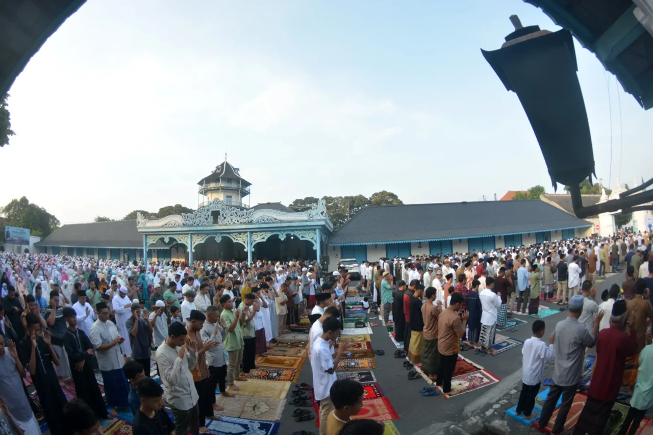 Potret Ribuan Umat Islam...