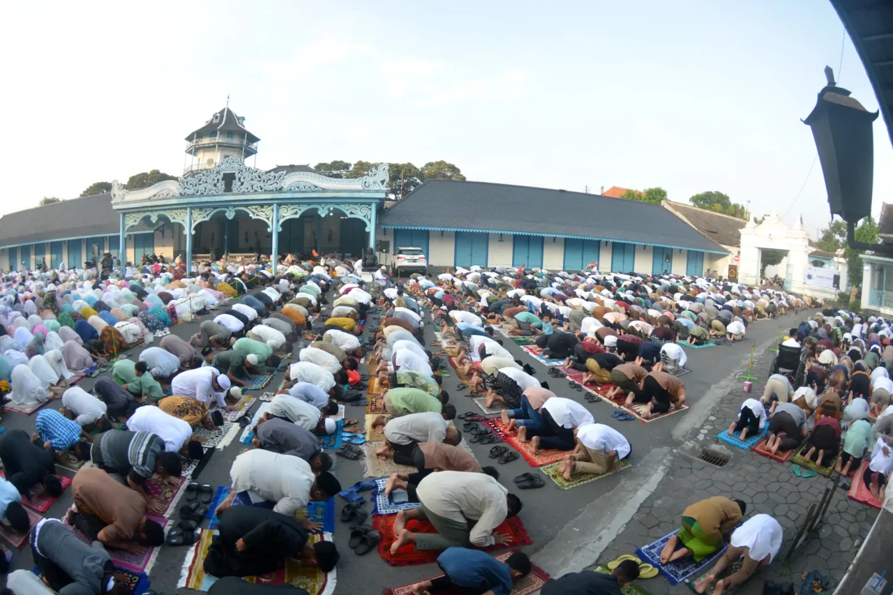 Potret Ribuan Umat Islam...