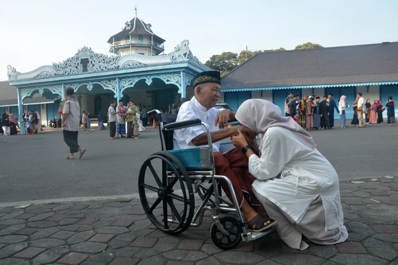 Potret Ribuan Umat Islam...