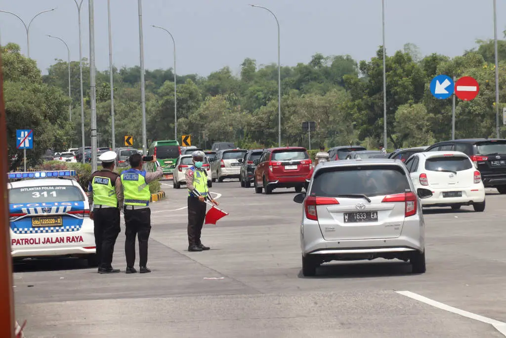 Kemacetan di Exit Tol...