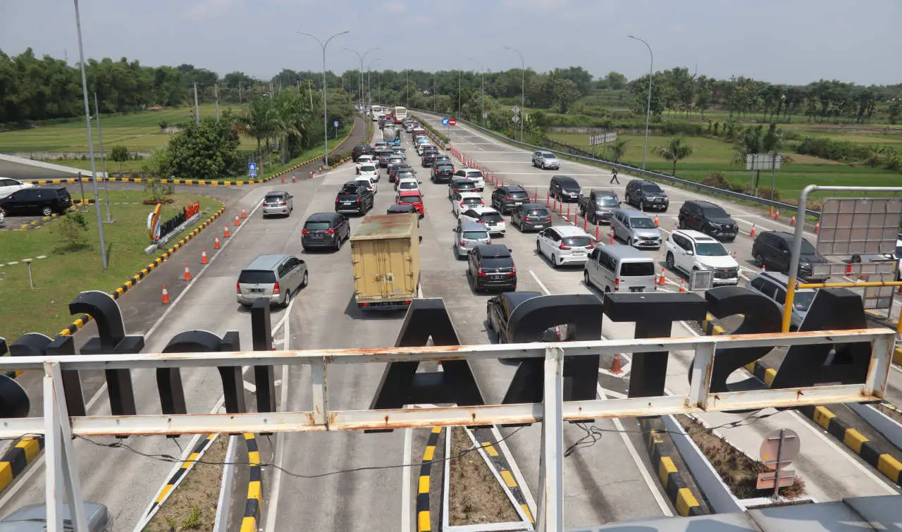 Kemacetan di Exit Tol...
