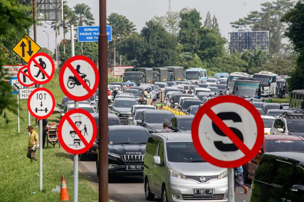 Kemacetan di Jalur Puncak...