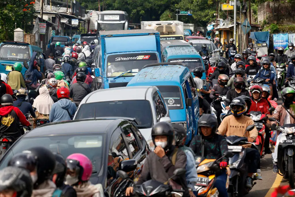Kemacetan di Jalur Puncak...