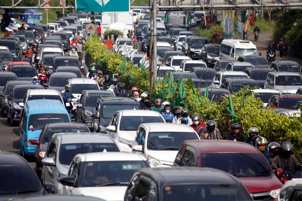 Kemacetan di Jalur Puncak...