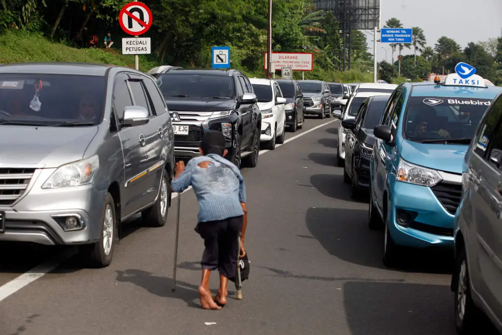 Kemacetan di Jalur Puncak...