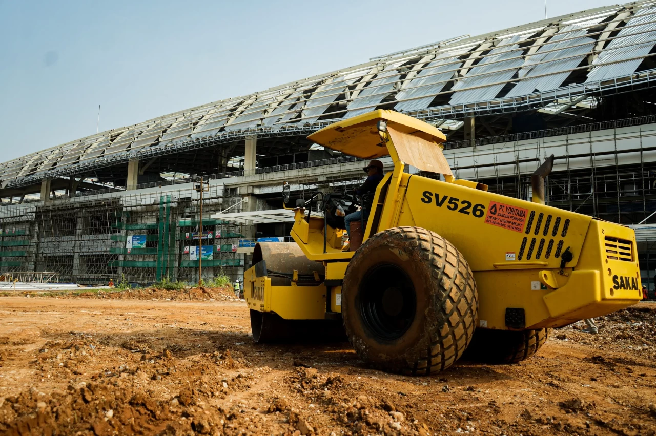 Progres Stasiun KA Cepat...