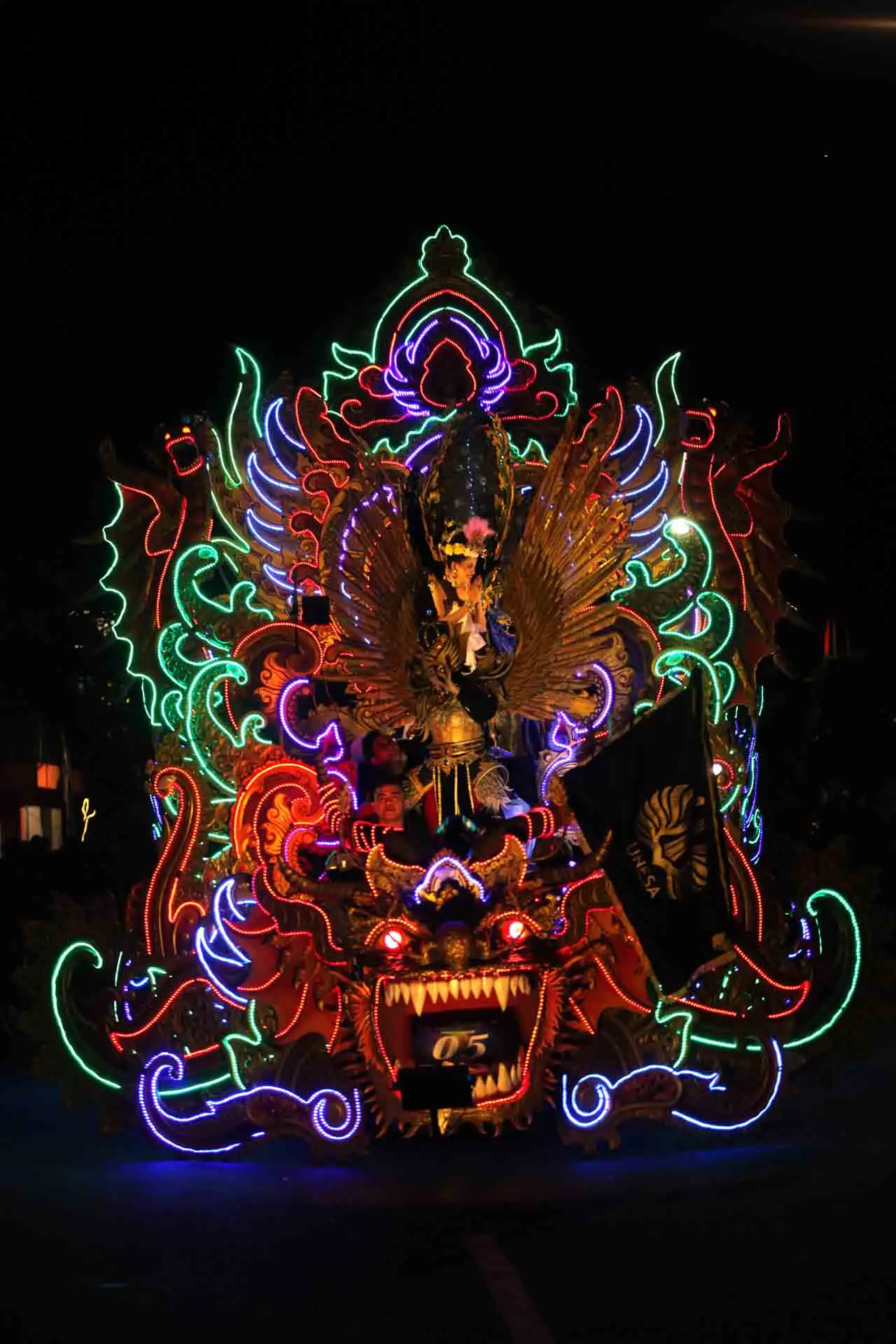 Light Parade di Surabaya