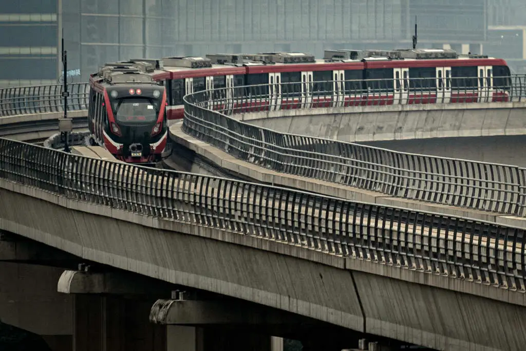 Trial run LRT Jabodebek
