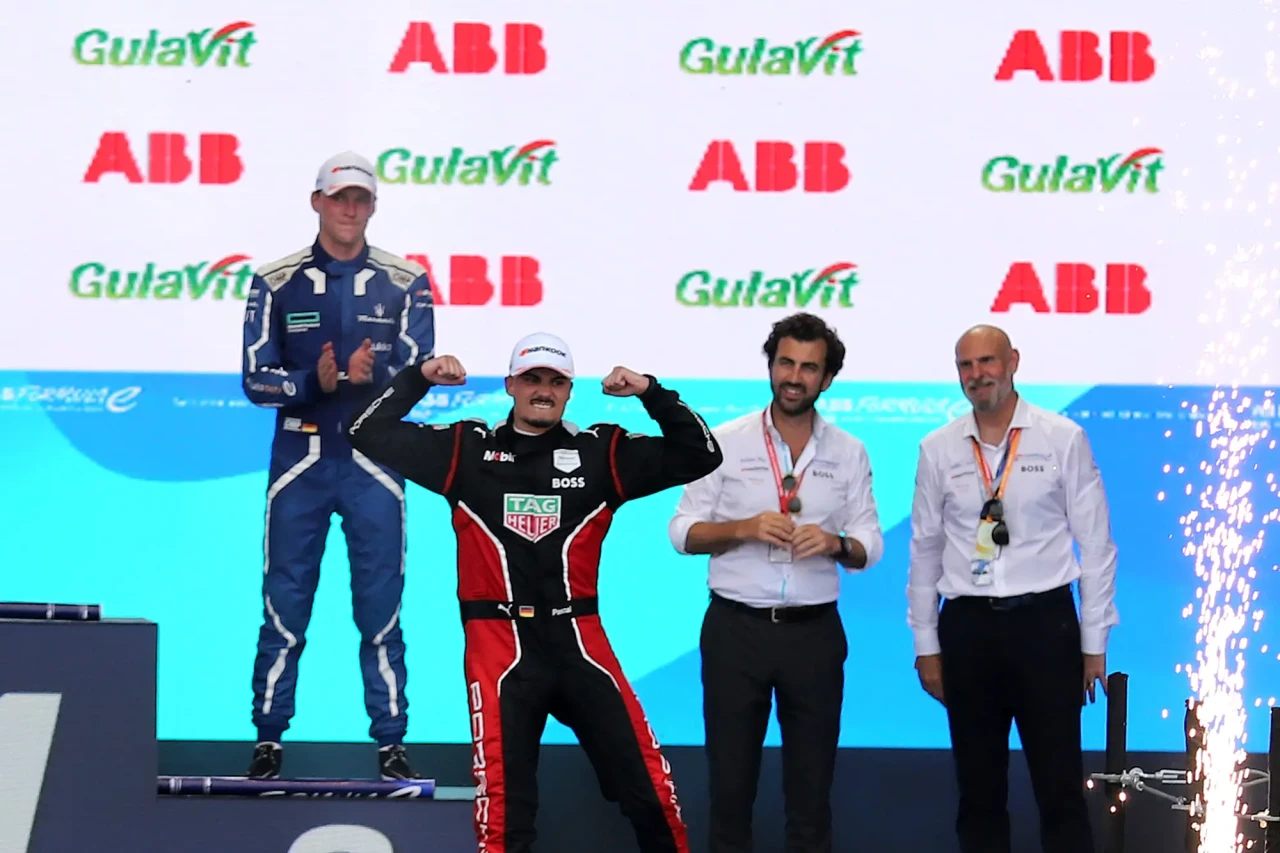 Selebrasi Pascal Wehrlein...