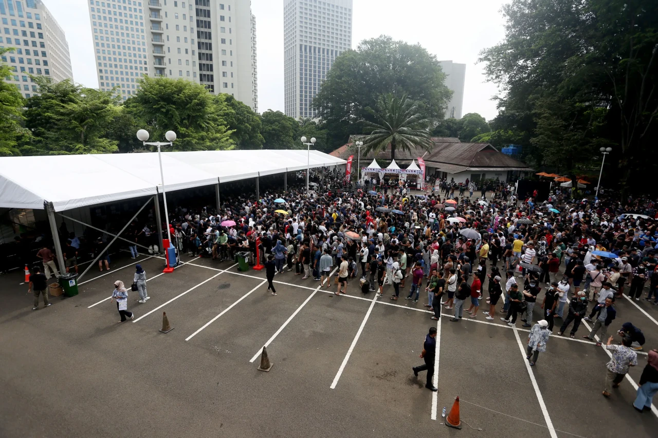 Membludak, Begini Suasana...