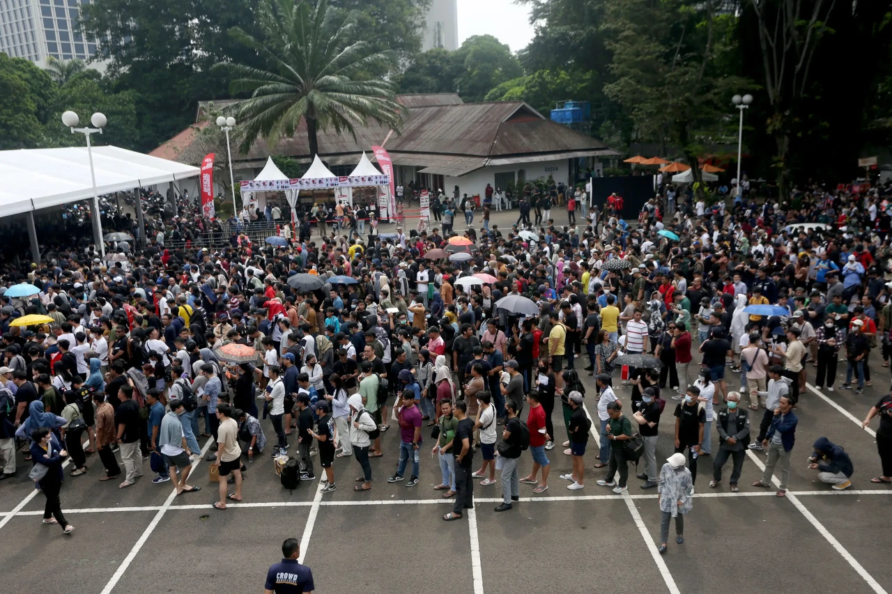 Membludak, Begini Suasana...