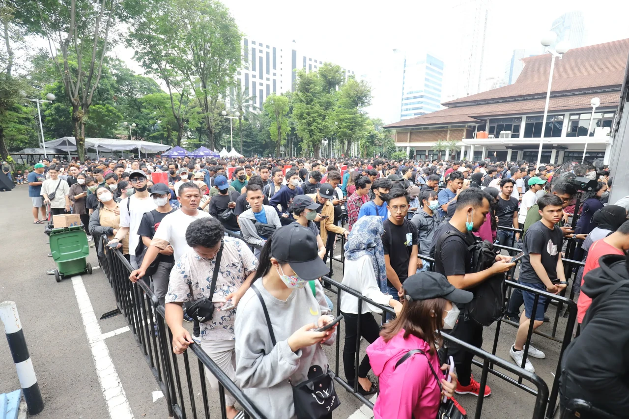 Membludak, Begini Suasana...