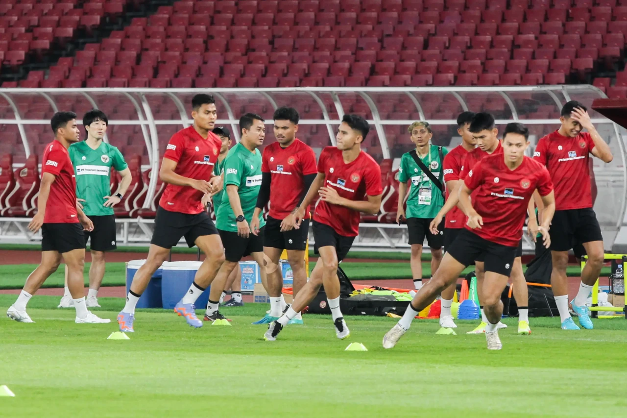 Timnas Indonesia Gelar...