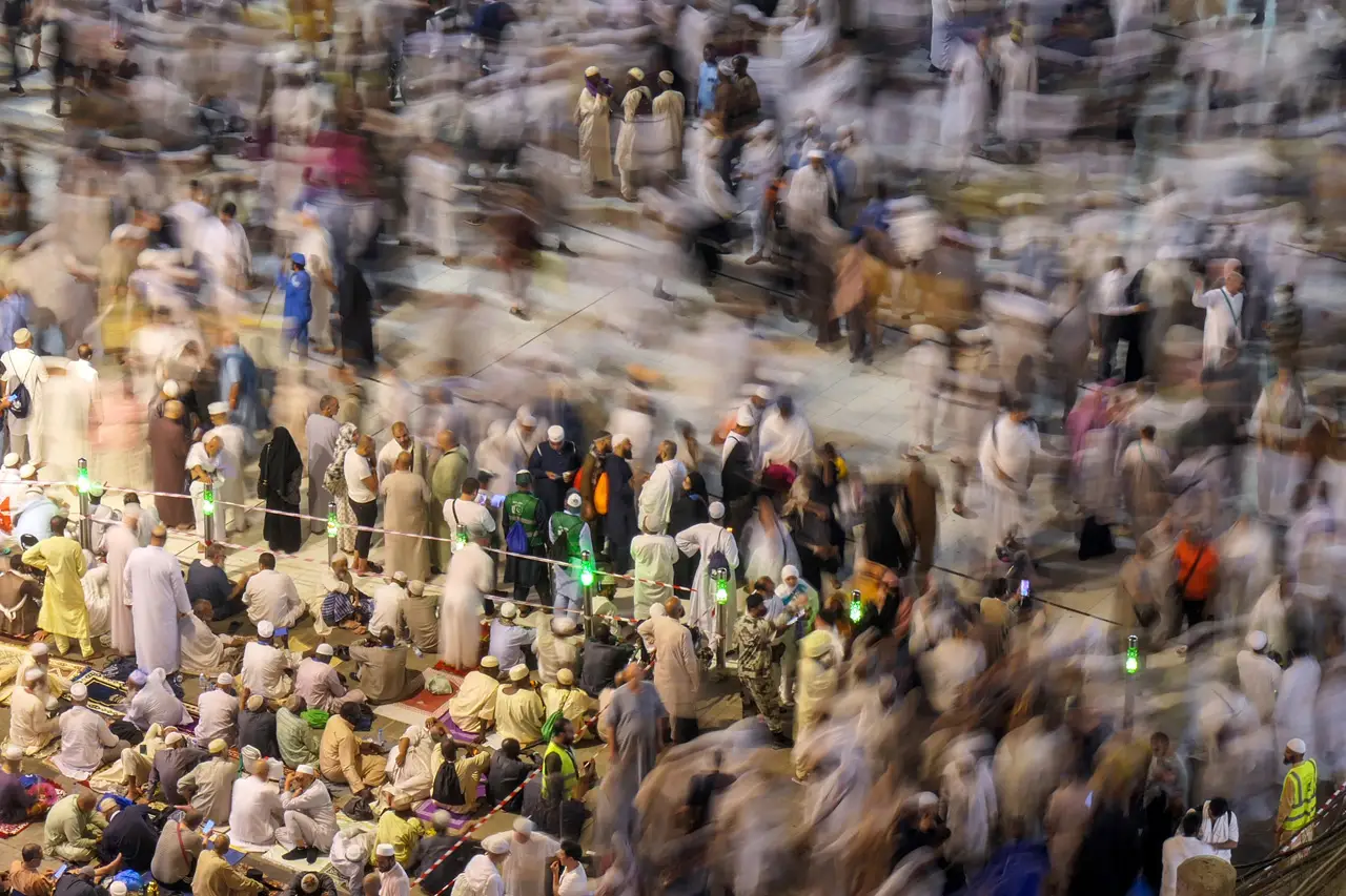 Kepadatan Masjidil Haram...