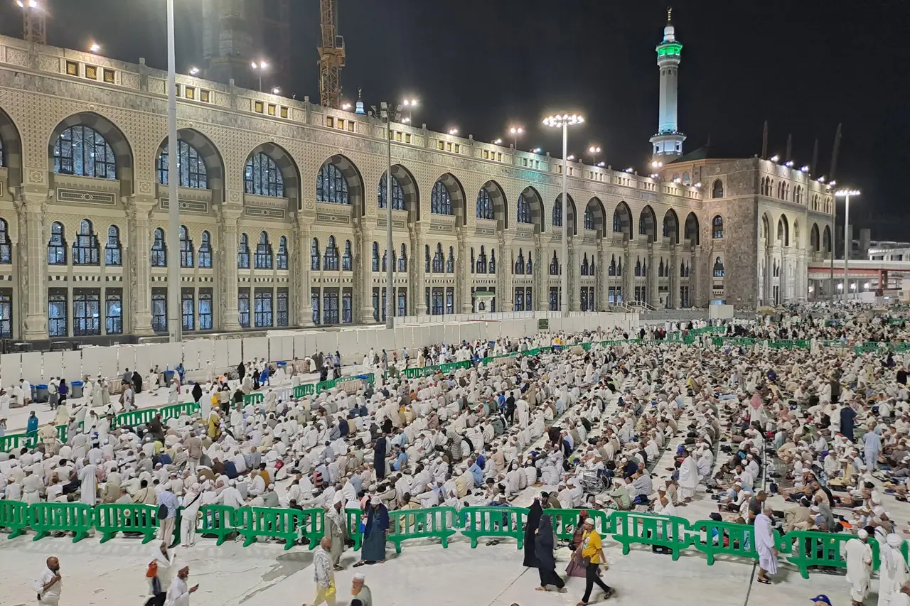 Kepadatan Masjidil Haram...