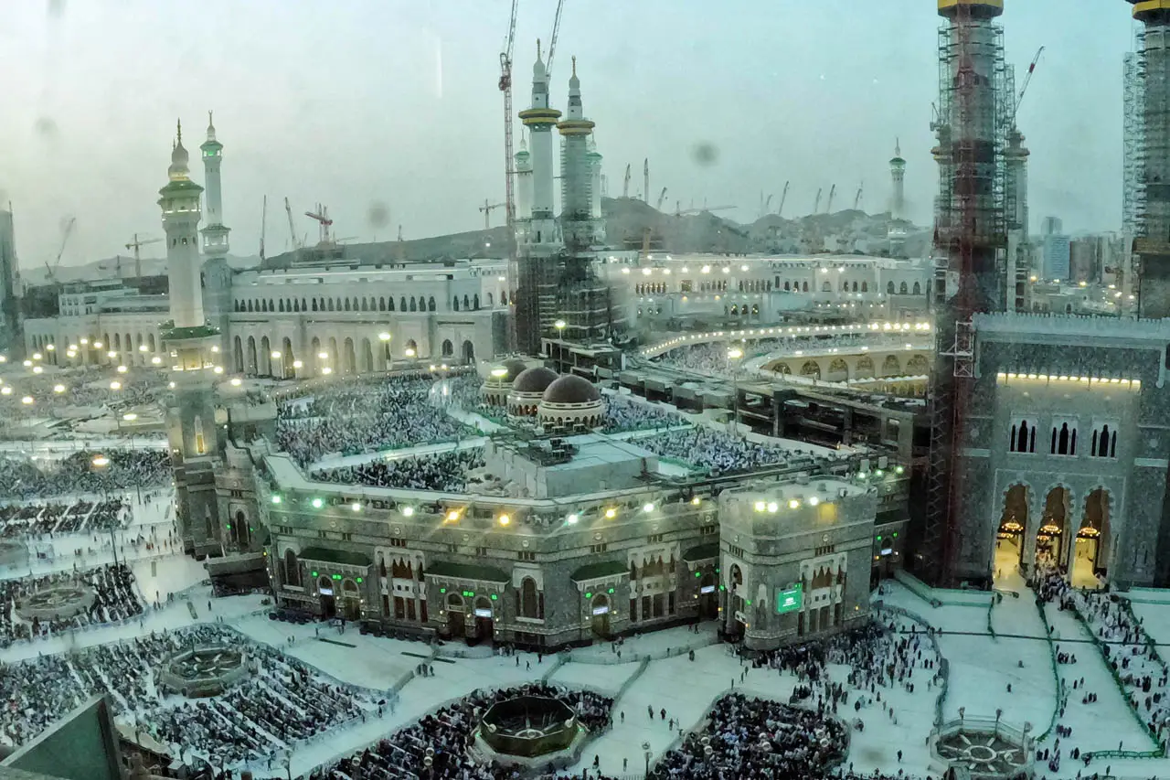 Kepadatan Masjidil Haram...