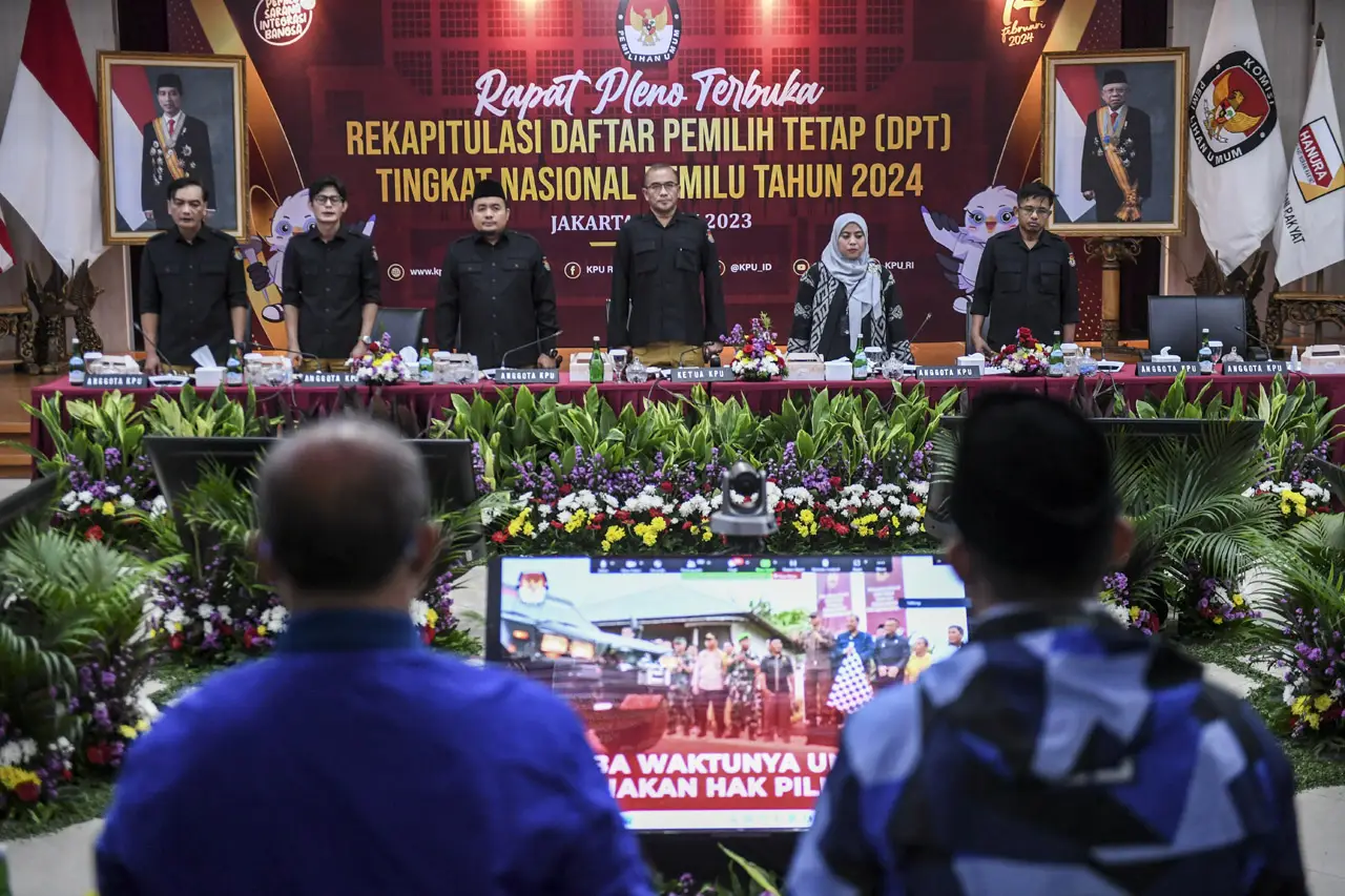 KPU Tetapkan DPT Pemilu...