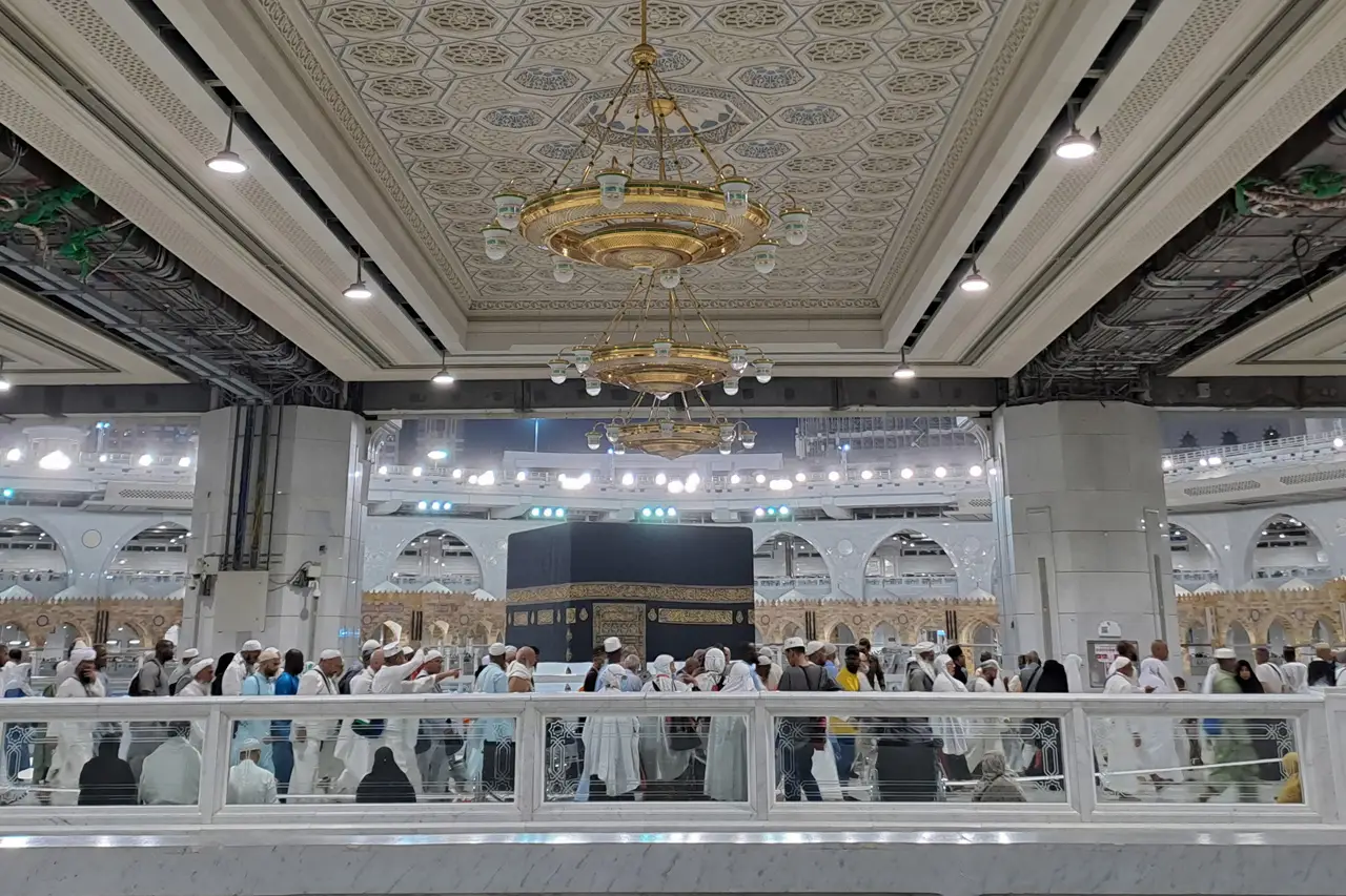 Kepadatan Masjidil Haram...
