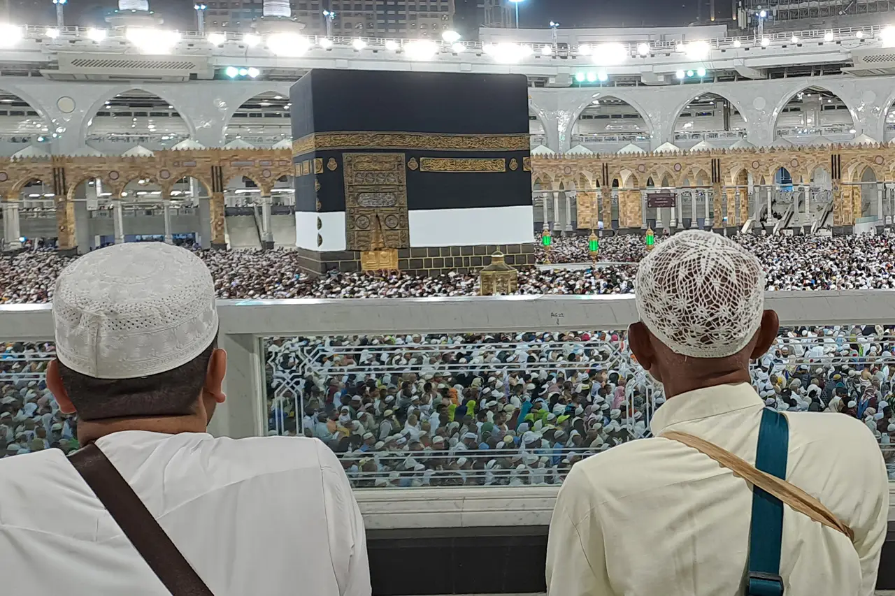 Kepadatan Masjidil Haram...