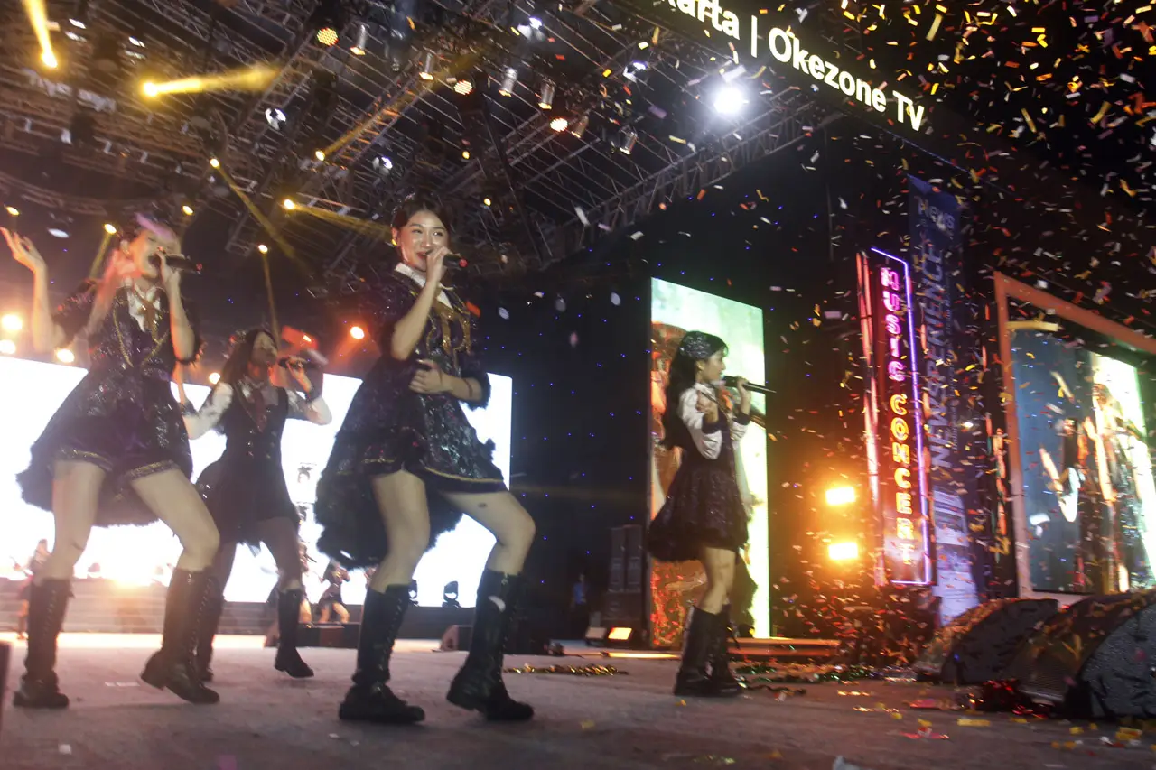 Aksi Panggung JKT48...