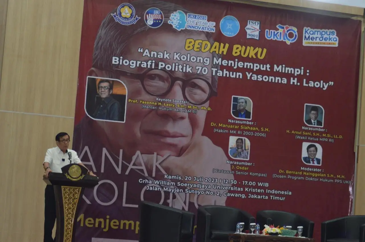 Menkumham Yasonna Laoly...
