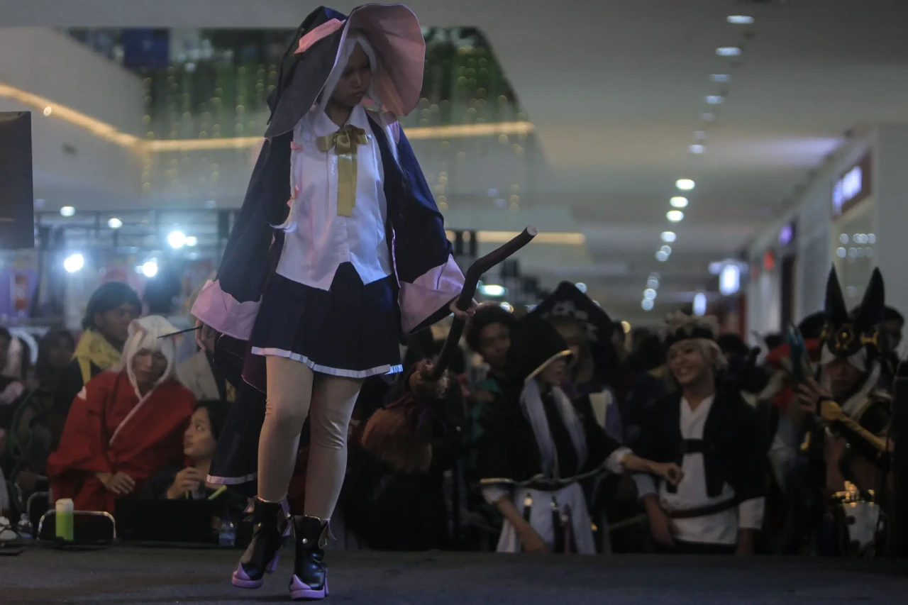 Potret Aksi Cosplayer...