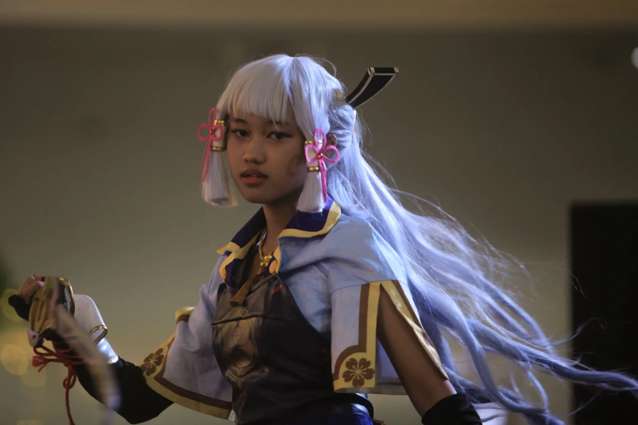 Potret Aksi Cosplayer...
