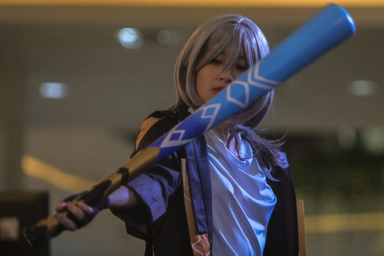 Potret Aksi Cosplayer...
