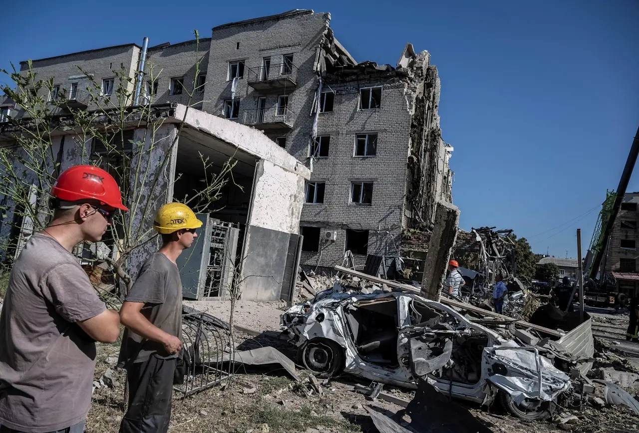 Kota Pokrovsk di Ukraina...