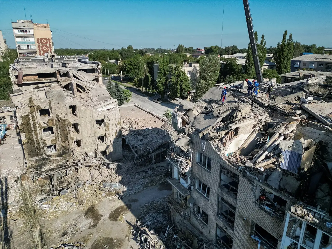 Kota Pokrovsk di Ukraina...