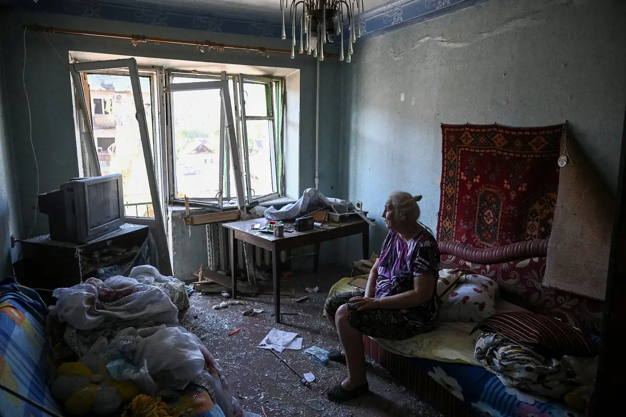 Kota Pokrovsk di Ukraina...