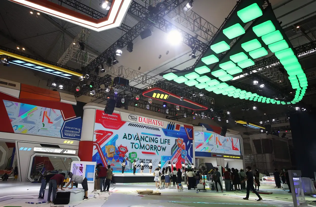 Persiapan Pameran GIIAS...