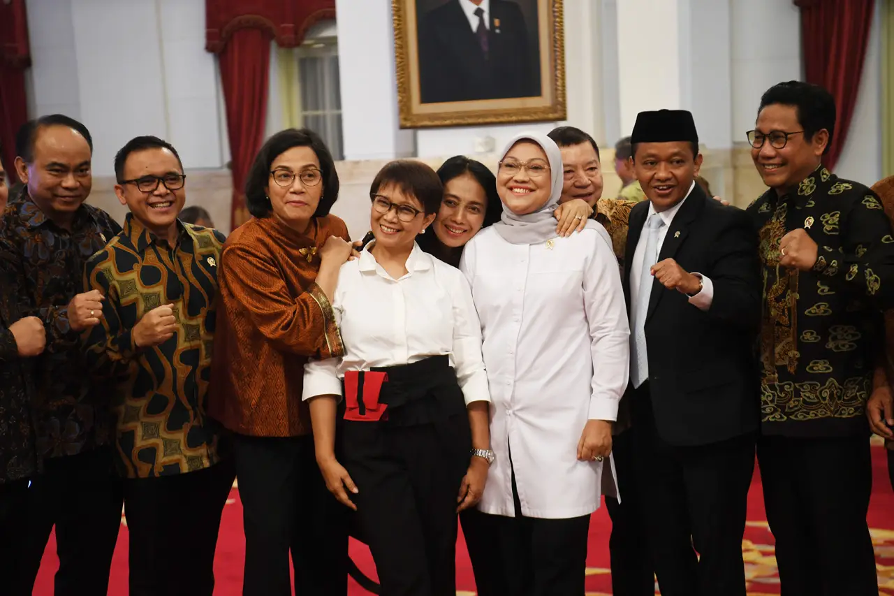 Momen Hangat Para Menteri...
