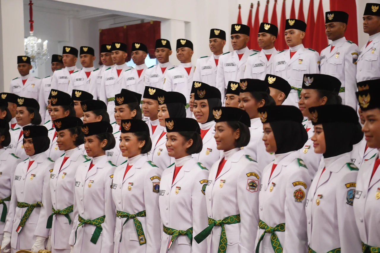 Ini Dia 76 Paskibraka...