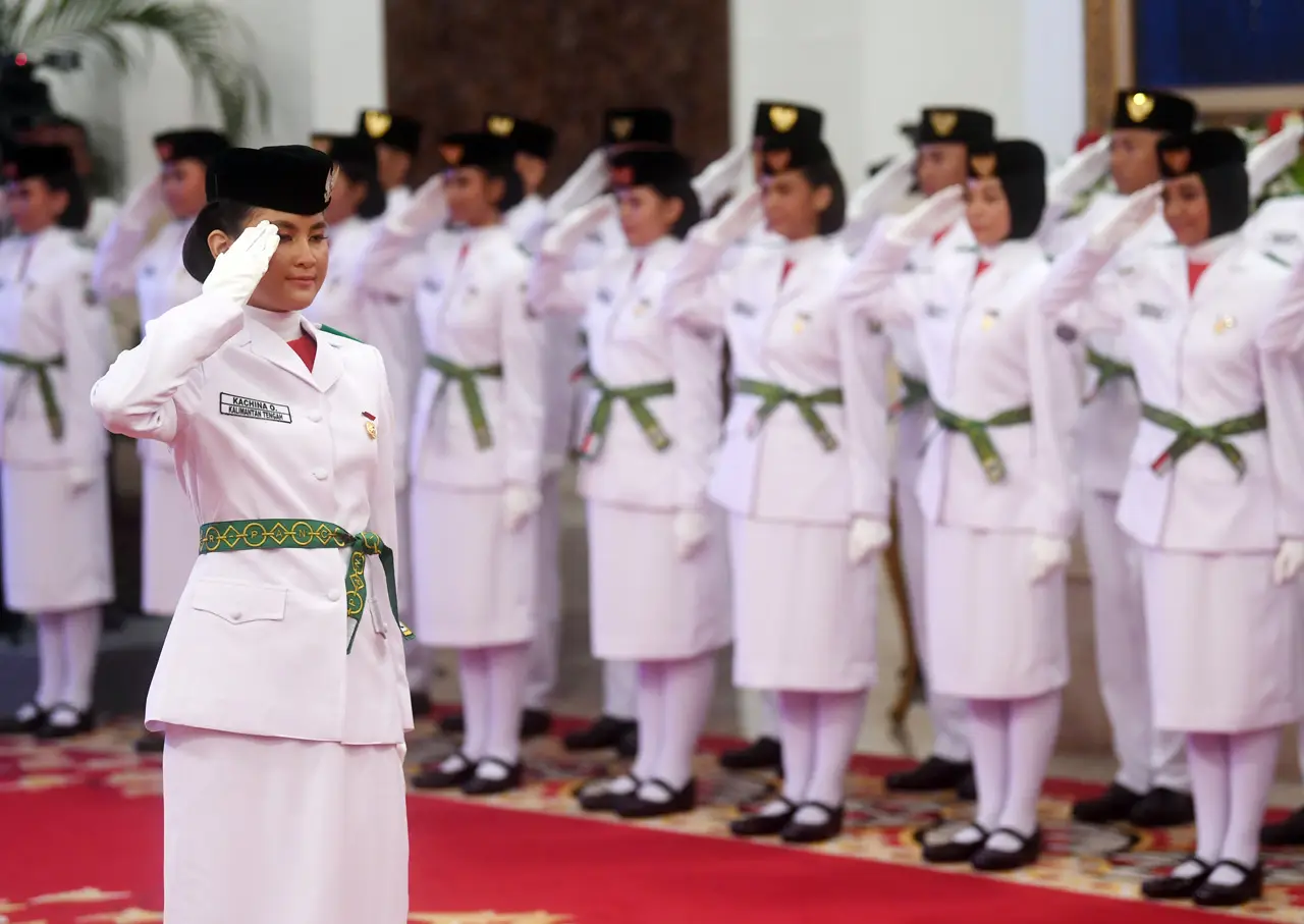 Ini Dia 76 Paskibraka...