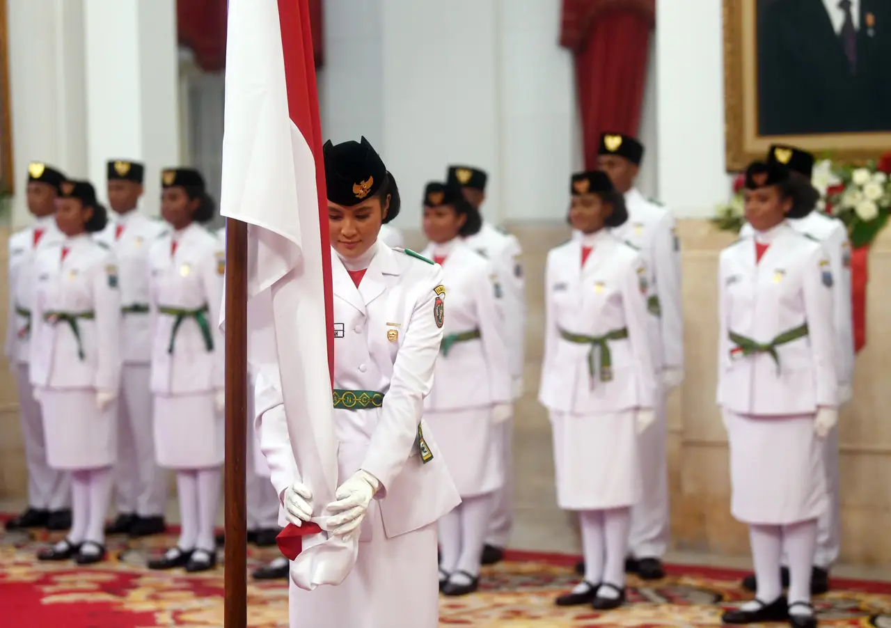 Ini Dia 76 Paskibraka...