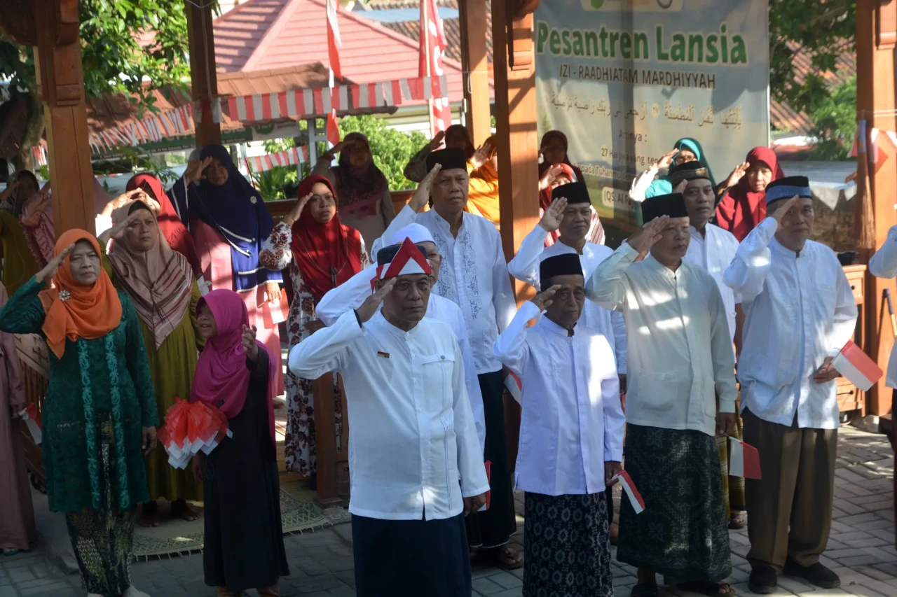 Potret Puluhan Santri...
