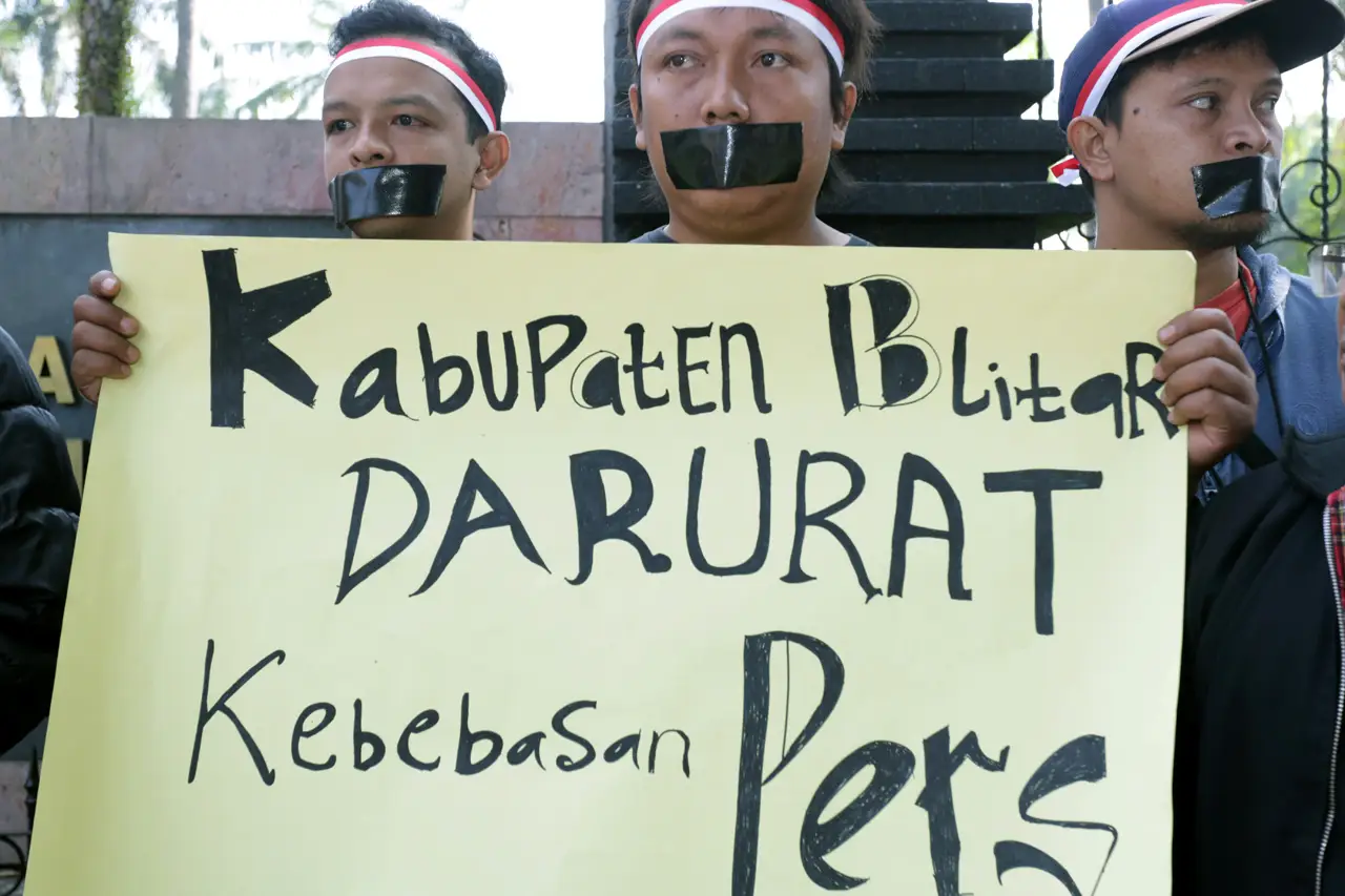 Aksi Damai Jurnalis...