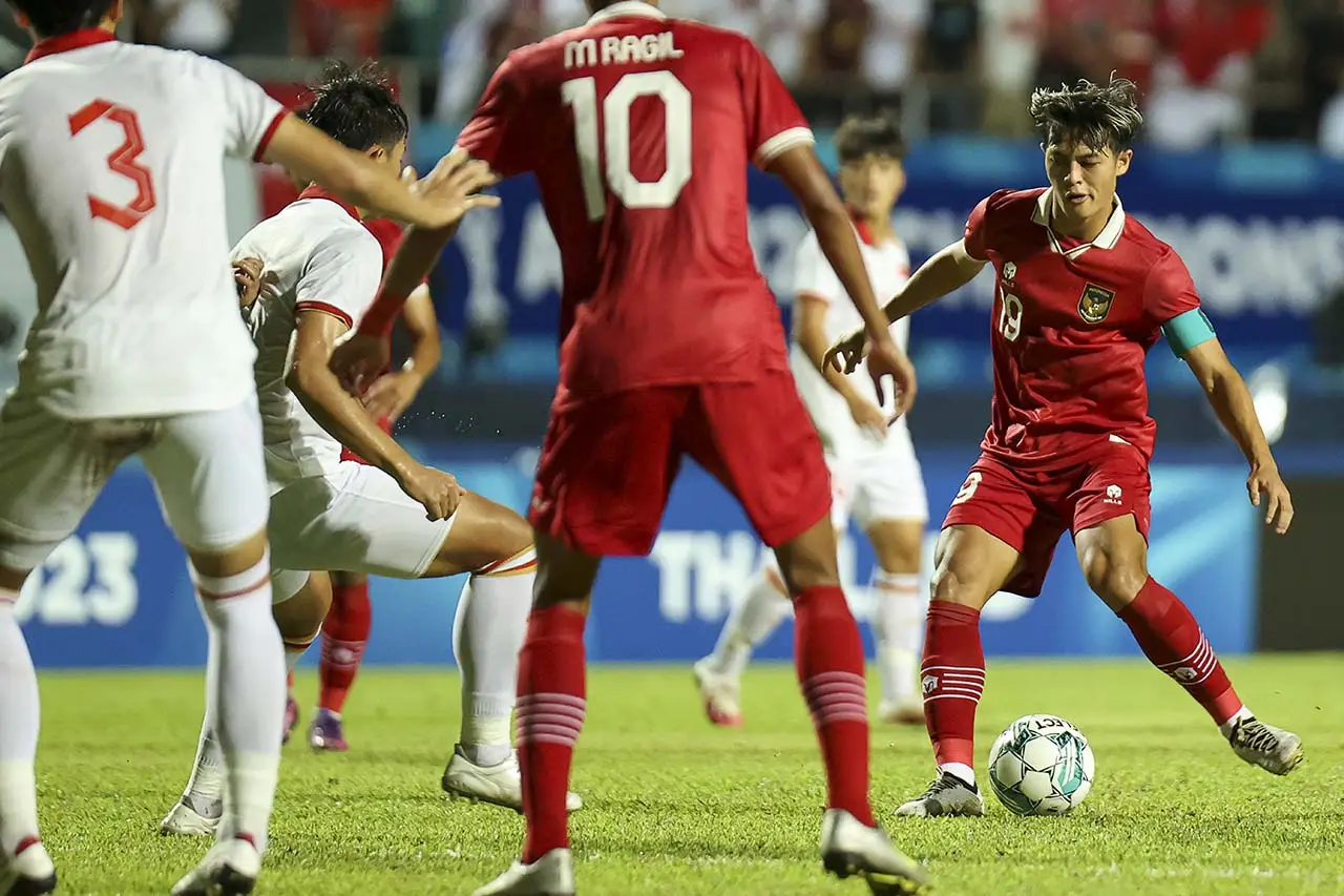 Aksi Heroik Timnas Indonesia...
