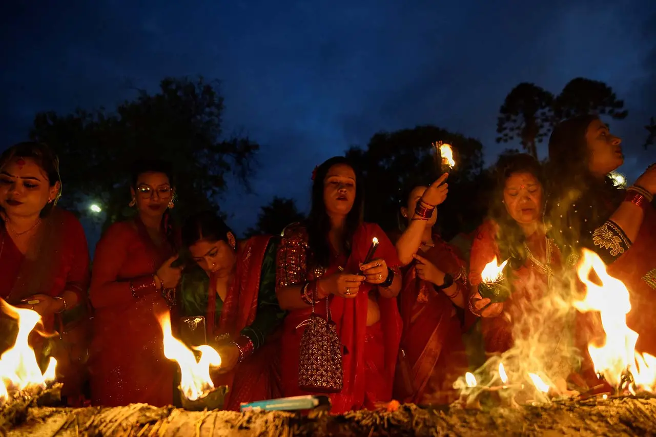 Festival Teej di Nepal,...